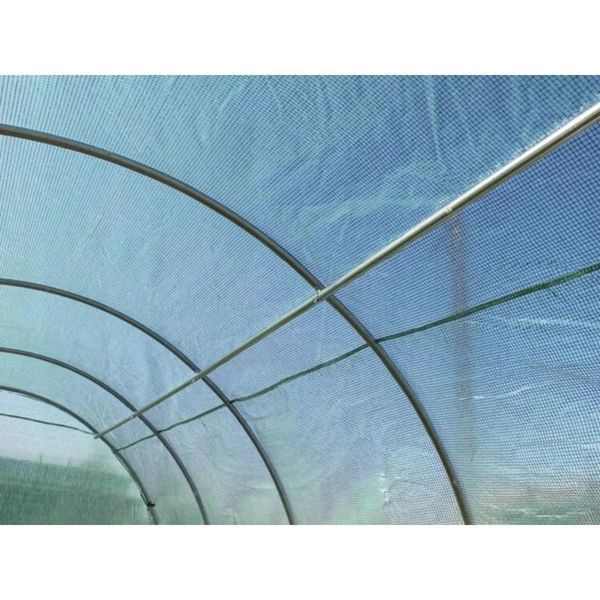 Теплиця-парник садова 4&times;2,5 м, зелена &mdash; каркасна, посилена з UV-захистом, площа 10 м&sup2;