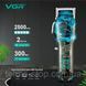 Машинка для стрижки VGR V‑685, аккумуляторная, 4 насадки, LED дисплей, USB зарядка
