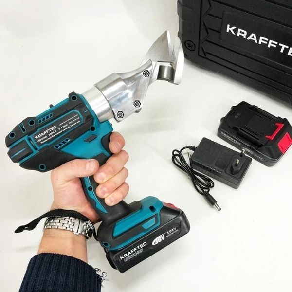 Аккумуляторные ножницы по металлу Krafftec 36V