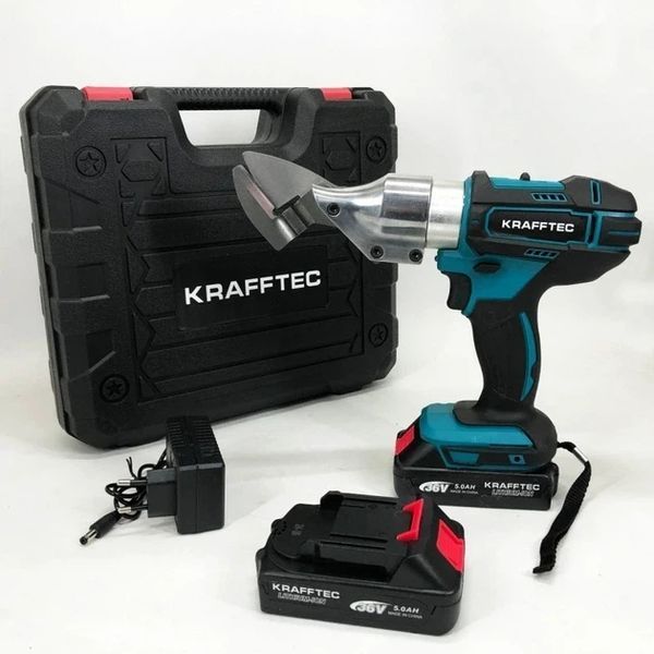 Аккумуляторные ножницы по металлу Krafftec 36V