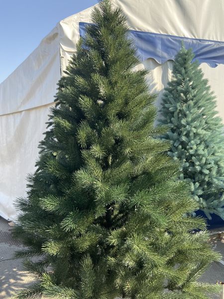 Новорічна Сосна лита 2,1 м зелена штучна люкс Pine Deluxe № 14
