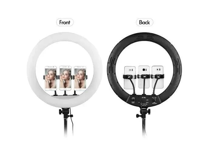 Кільцева LED-лампа CXB 360 36 см &ndash; 3 види світіння, регулювання яскравості