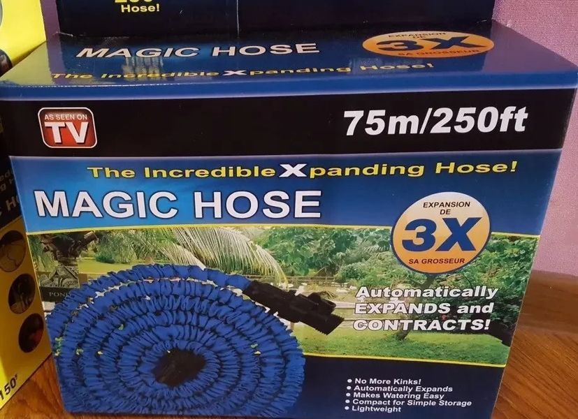 Поливочный шланг Magic Hose 75 м Гибкий и прочный шланг для сада, огорода и газона