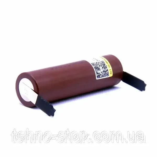 Акумулятор високострумовий 18650, LiitoKala HG2-N, 3000mah (виводами під пайку)
