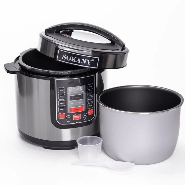 Мультиварка Sokany SK-07053, з чашею на 7л і антипригарним покриттям, 1000Вт