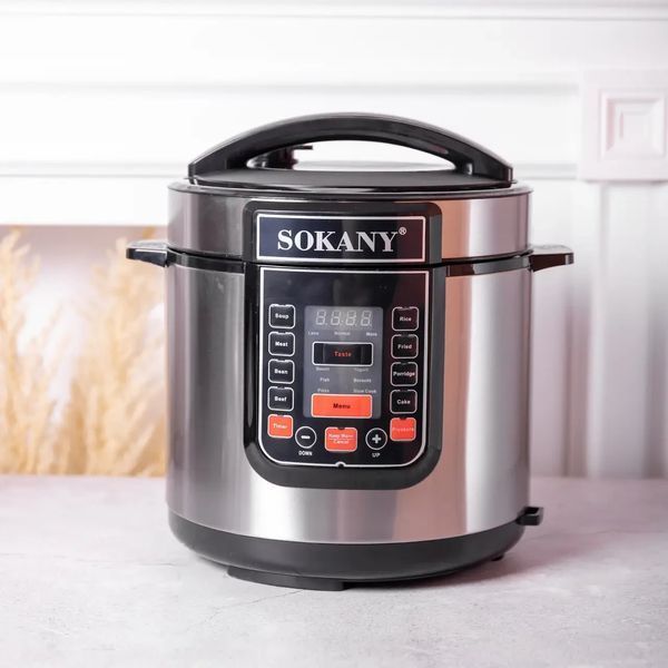 Мультиварка Sokany SK-07053, з чашею на 7л і антипригарним покриттям, 1000Вт