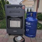 Газовий інфрачервоний обігрівач HARLEM RS 42 + балон 27л, редуктор, шланг