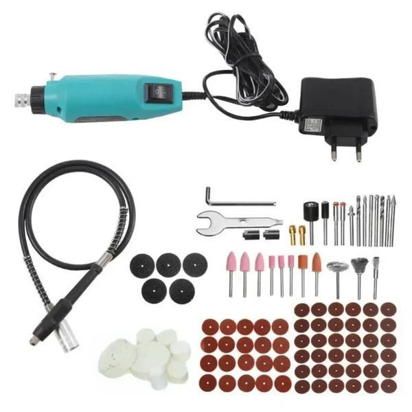 Гравер електричний + Mini 12V DOMOTEC з 236 насадками