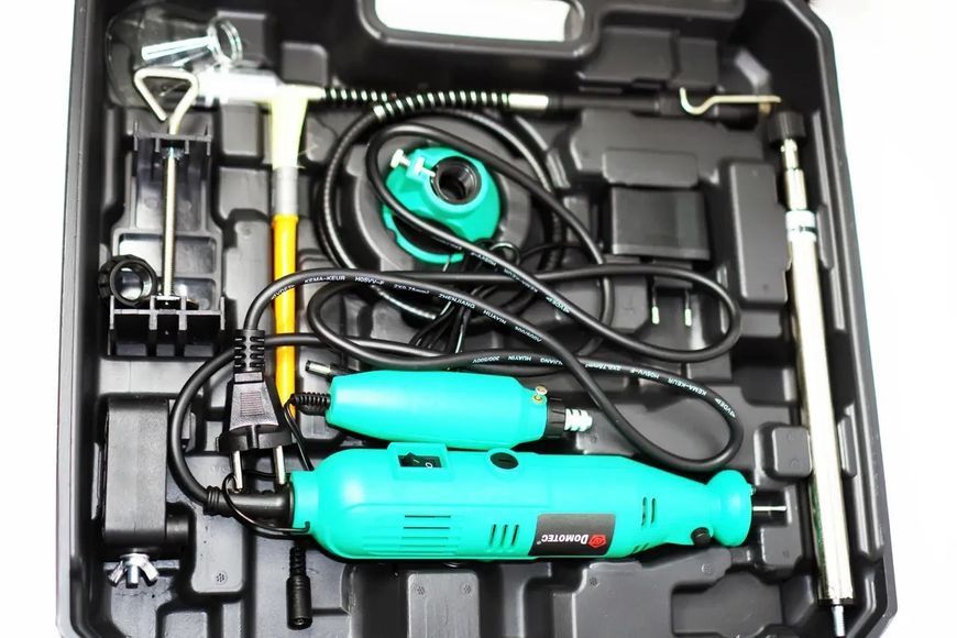 Гравер електричний + Mini 12V DOMOTEC з 236 насадками
