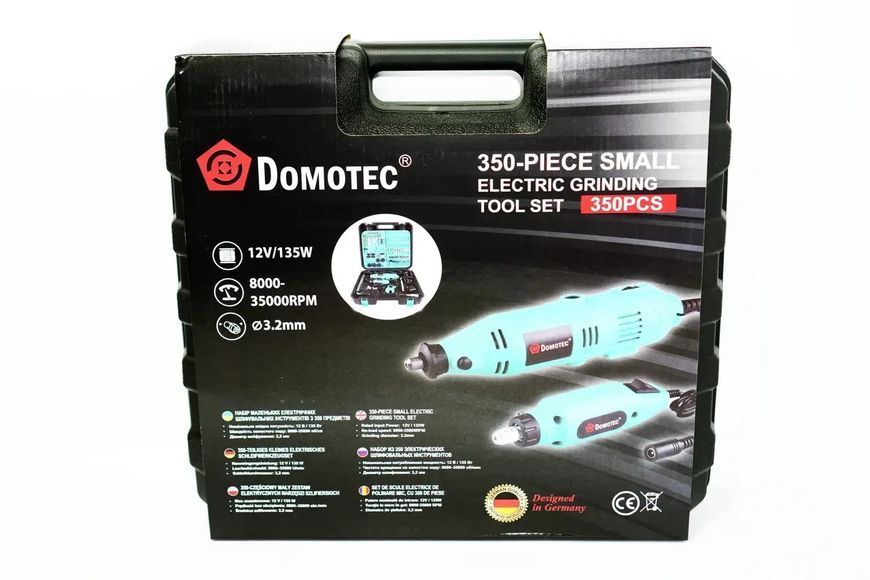 Гравер електричний + Mini 12V DOMOTEC з 236 насадками