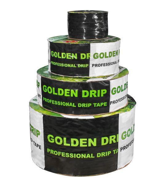 Стрічка Крапельна 8 mil крок 30 см бухта 3000 метрів емітерна GOLDEN DRIP