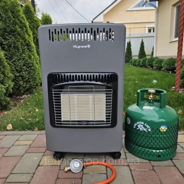 Газовый инфракрасный конвектор VILGRAND VGH421 + баллон Rudyy 15л,редуктор,шланг