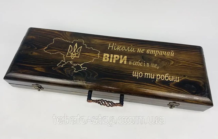 Набір шампурів в кейсі BBQ Lux