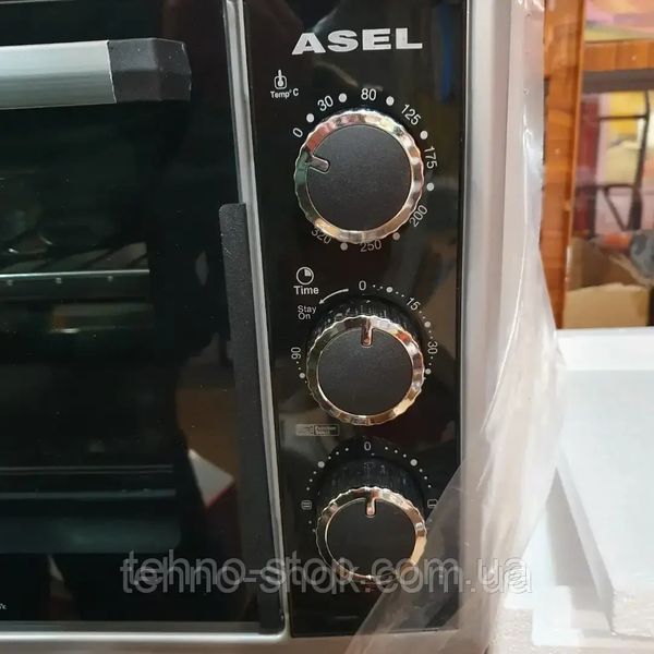 ДУХОВКА НАСТІЛЬНА ЕЛЕКТРИЧНА ASEL AF-50-23 1300ВТ 50 ЛІТРІВ