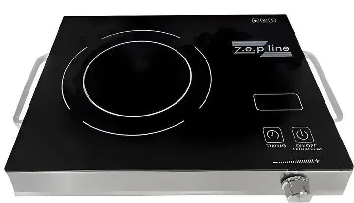 Плита одноконфоркова інфрачервона Zepline ZP-061 портативна плита 2200 Вт Склокераміка