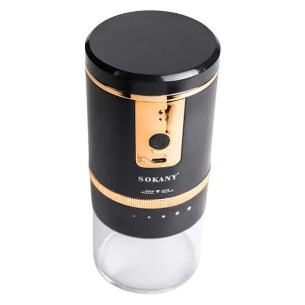 Аккумуляторная кофемолка для мелкого помола &mdash; Sokany SK-04026 (USB, 1500 mAh, 250 мл)