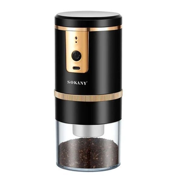 Аккумуляторная кофемолка для мелкого помола &mdash; Sokany SK-04026 (USB, 1500 mAh, 250 мл)