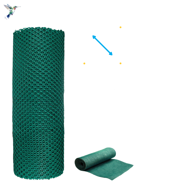 Сетка 20*20 сота 0,5*30 м пластиковая садовая сетка