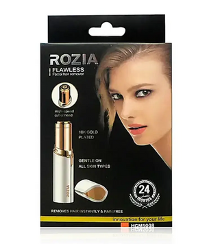 Триммер женский для лица Rozia HCM5008 аккумуляторный для бровей и удаления волос