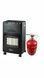 Газовый комплект обогреватель Zilan FLORIA ZLN8458D Black и баллон 12 л, редуктор, шланг