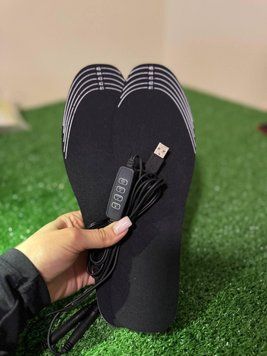 Стельки с подогревом с регулятором температуры USB | Электростельки с контролем нагрева