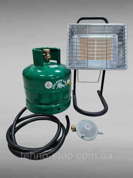 Газовий балон Rudyy 15л газовий обігрівач NURGAZ NG-310-P