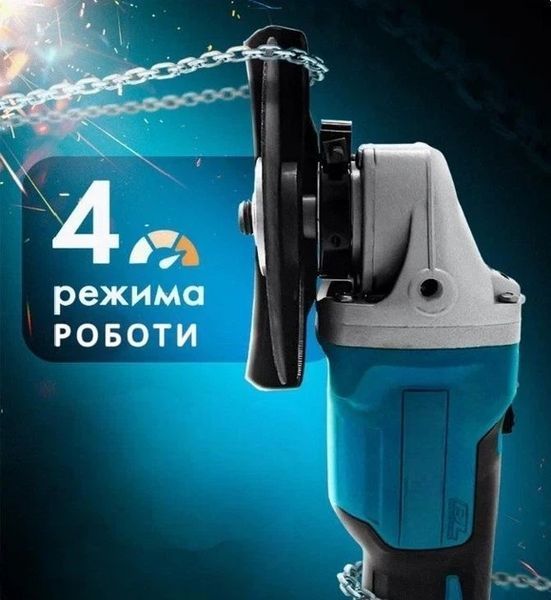 Акумуляторна болгарка DOMOTEC 48V з 2 АКБ, УШМ 125 мм у кейсі
