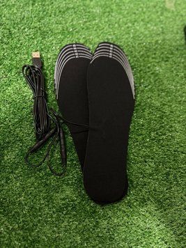 Стельки с подогревом USB для обуви | Теплые электрические стельки от павербанка