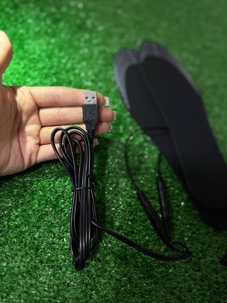 Устілки з підігрівом USB для взуття | Теплі електричні устілки від павербанка