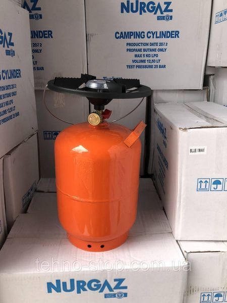 Комплект газовый кемпинговый баллон NURGAZ 10л Турция
