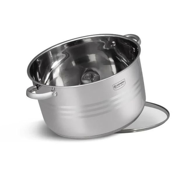 Кастрюля EDENBERG EB-3021 &ndash; 14,9 л Большая кастрюля из нержавеющей стали с крышкой для приготовления больших порций