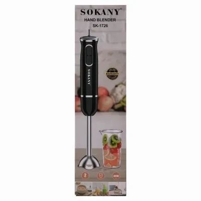 Погружной блендер Sokany SK-1726 300Вт с мерным стаканом 0,6 л