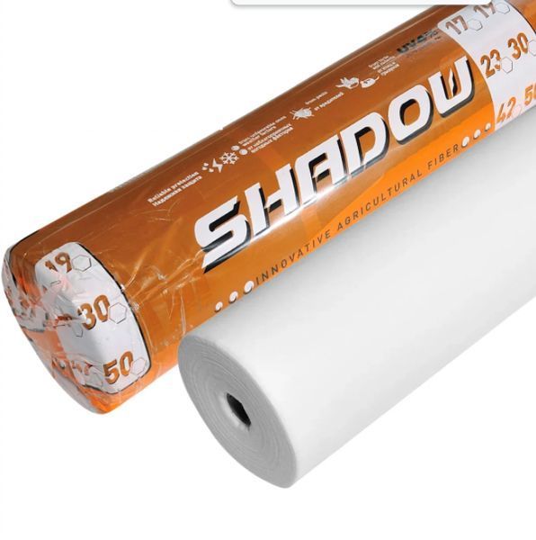 Агроволокно 60 г/м2 1.1 х100 м "Shadow" 4%білий спанбонд для рослин