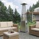 Газовый уличный обогреватель Hausberg HB-8817IN 14 кВт для террасы и патио