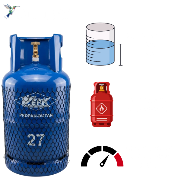 Баллон газовый бытовой Werk, 27л