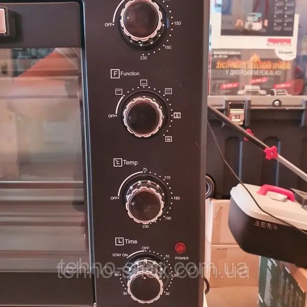 ДУХОВКА НАСТІЛЬНА ЕЛЕКТРИЧНА МРІЯ MF-67 (ОБСЯГ 67 Л,2200ВТ) ГРИЛЬ,КОНВЕКЦІЯ