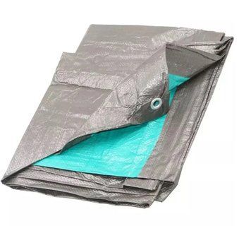 Тент 100 г/м2 "Grey" 4*5 м тарпауліновий тент від дощу