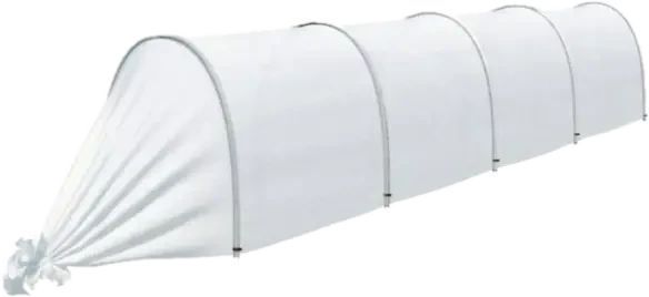 Агроволокно 19 г/м&sup2; 1,6 &times; 50 м Shadow (Чехія) 4% білий спанбонд для городу