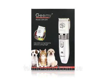 Машинка для стрижки животных аккумуляторная USB Geemy GM-634