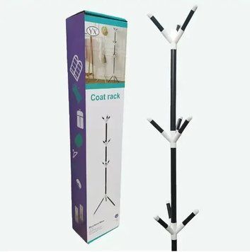 Напольная вешалка-стойка для одежды Coat Rack 16 крючков BR00053
