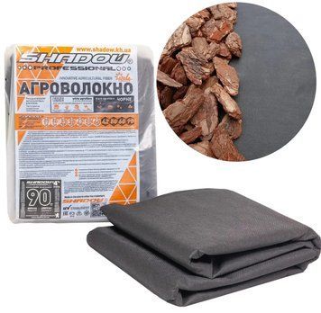 Черное агроволокно 90 г/м2 3,2&times;10 м &mdash; плотный спанбонд для растений и мульчирование