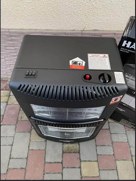Газовий обігрівач Hausberg HB-1022NG 4.2 кВт, з редуктором та шлангом для дому, дачі.