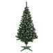 Зеленая ель 2 м с белыми кончиками, Праздничная новогодняя елка искусственная с напылением