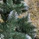 Искусственная ель пвх 1,3 метра с инеем "Лесная сказка", новогодняя классическая Елка с белым кончиком