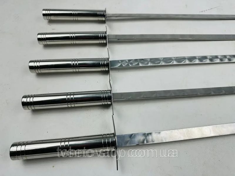 Шампура для люля-кебаб СЕРЕБРО, из нержавеющей стали