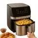 Аерофритюрниця Sokany SK-10059 1800 W, 10 л &mdash; великий аерофрайєр чорний/сірий для дому