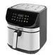 Аерофритюрниця Sokany SK-10059 1800 W, 10 л &mdash; великий аерофрайєр чорний/сірий для дому