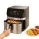 Аерофритюрниця Sokany SK-10059 1800 W, 10 л &mdash; великий аерофрайєр чорний/сірий для дому