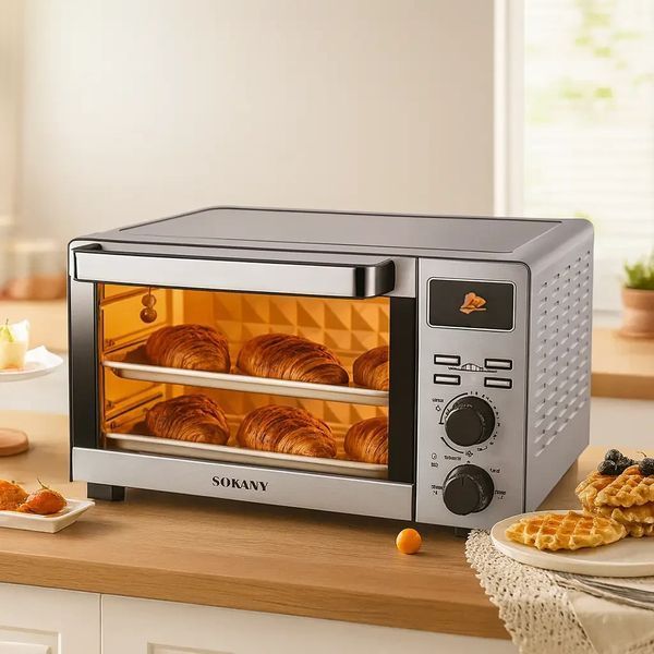 Духовка электрическая Sokany SK-436 &ndash; 1500W, об&rsquo;єм 35 литров