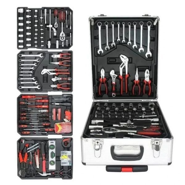 Набор инструментов 408 предметов Tools Set KRAFFTEC &mdash; универсальный комплект для дома и ремонта
